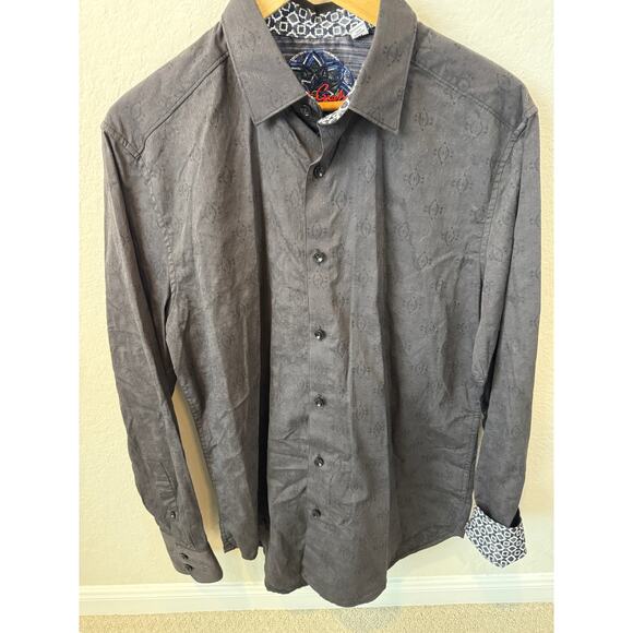 Robert Graham Medium mens‎ shirt black M - Picture 1 of 6